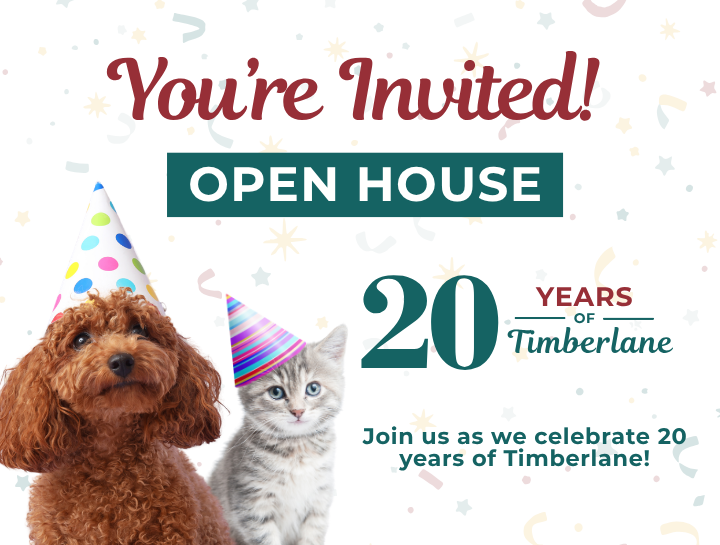 Celebrate 20 Years of Timberlane at Our Open House!